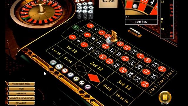 Roulette betting system with 14 or 16 split bets as strategy to (try to) win.