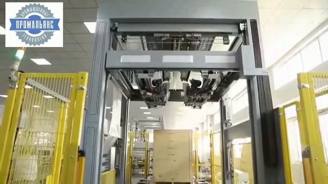 Автоматическая машина для холодного растягивания пленки для упаковки паллет, коробок.