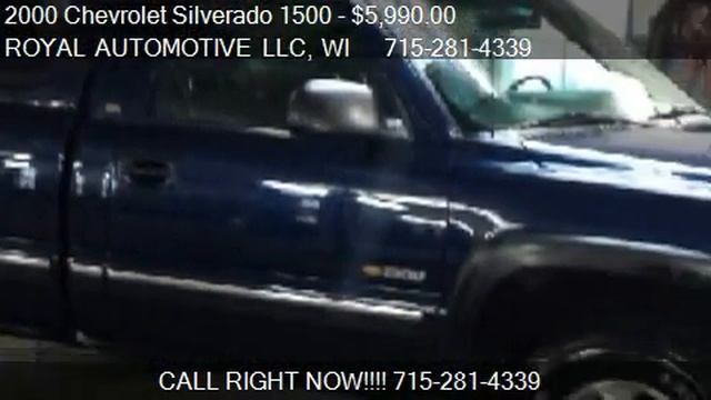 2000 Chevrolet Silverado 1500 Reg. Cab Short Bed 4WD - for s