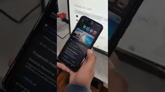 instalación Mirascreen con móvil iphone y Android