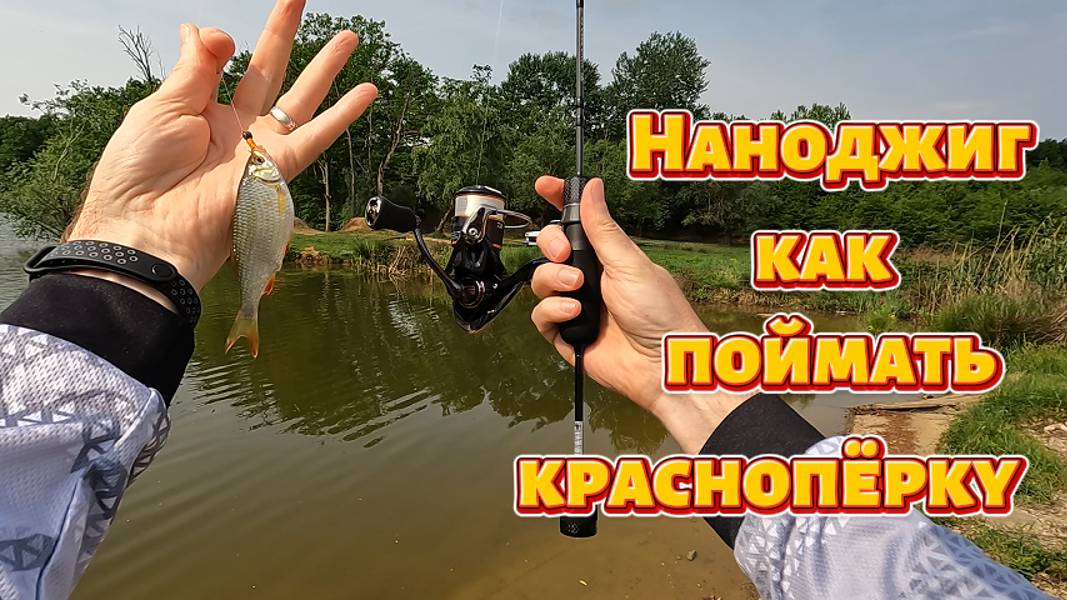 Наноджиг. Как поймать краснопёрку.