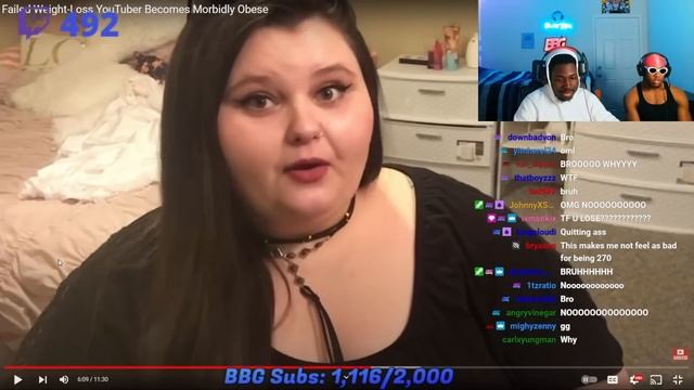 Blueryai Reacts to the Failed Weight-Loss Youtuber Who Became Morbidly Obese