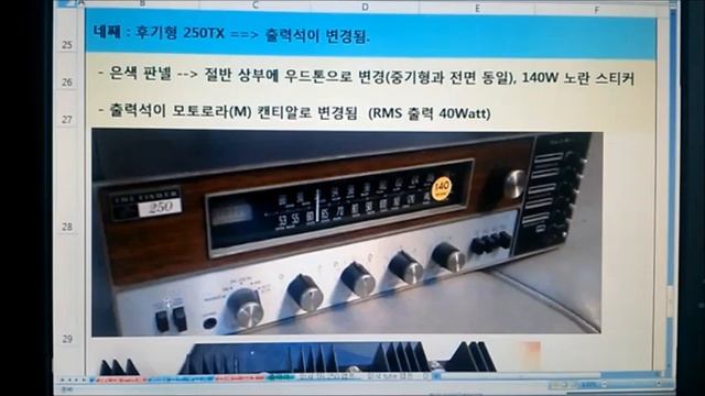 "피셔 250T 리시버" 버전별로 알아보기(2편) [Fisher 250T receiver Version Pt.2~Eng subtitles]