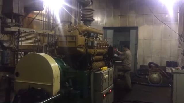 first test of jinan diesel engine chidong 12v190