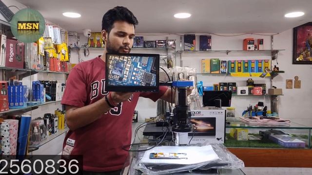 Microscope with #lcd #laptop #mobile #led #msn