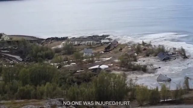 Мощь планеты-Крупный оползень в Норвегии