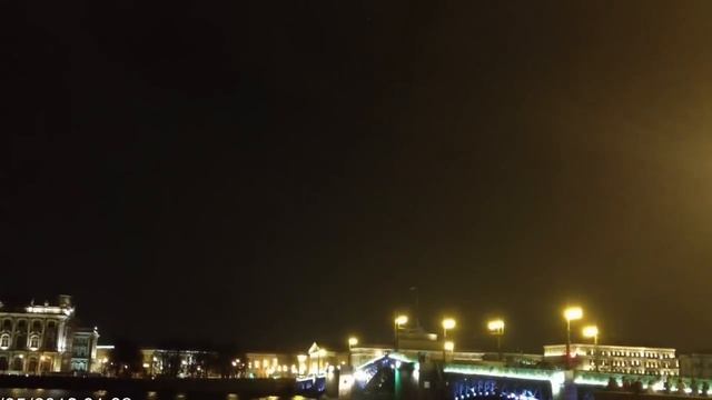 Timelapse Дворцовый мост