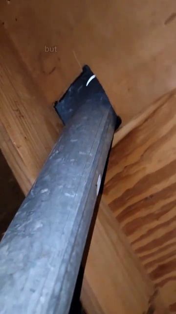 Above a kids room! #hvac #waterheater #exhaust