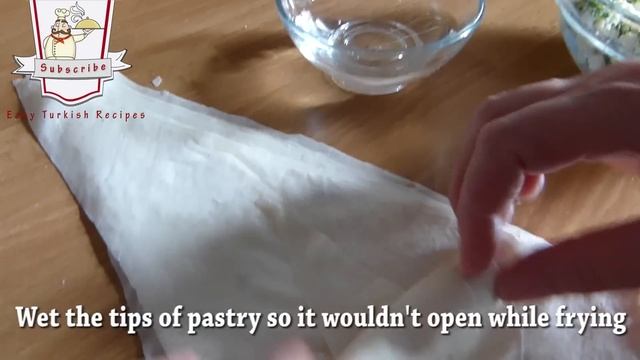 Turkish Borek Recipe | Cigarette Borek Recipe