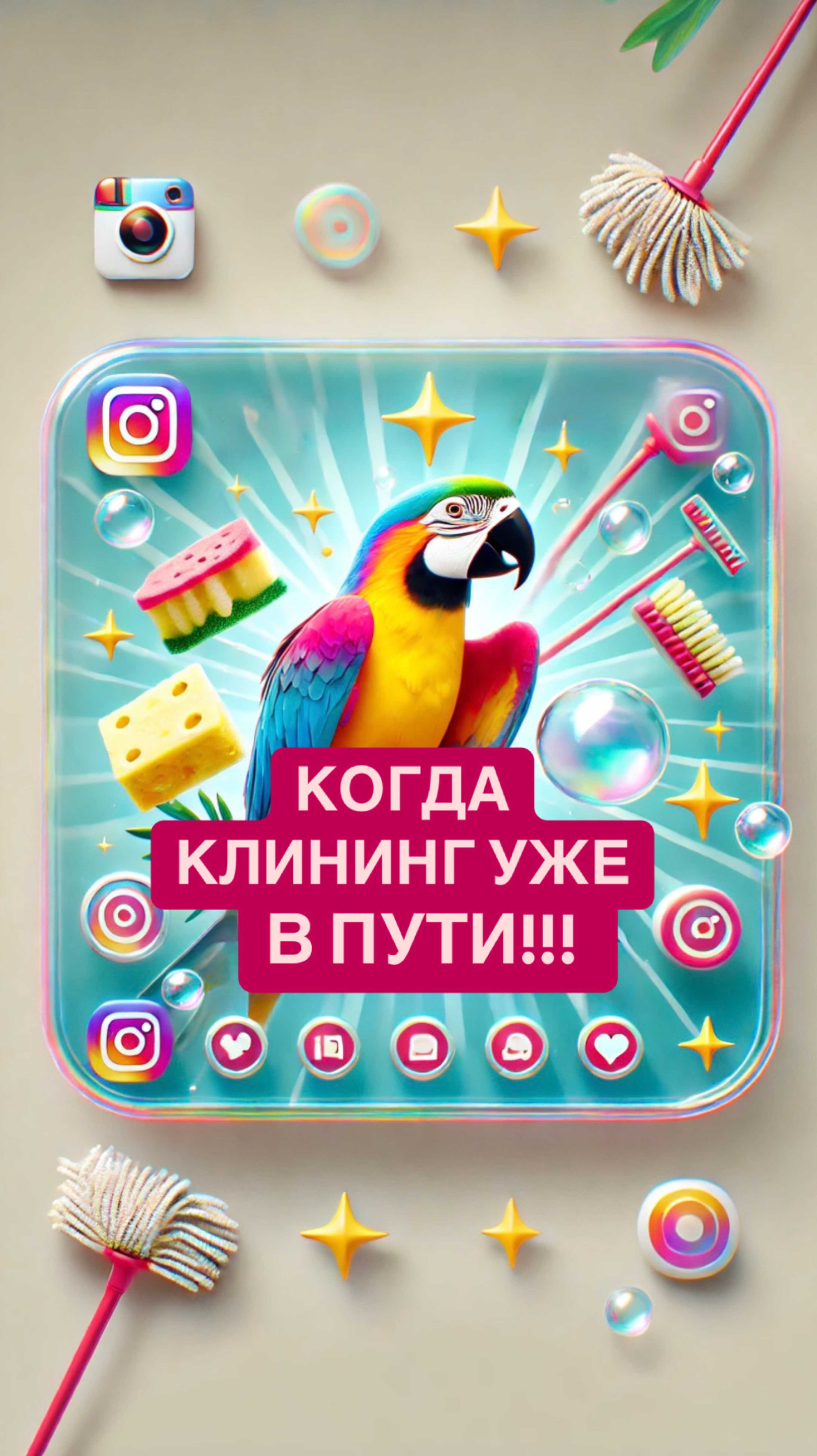 Когда клининг уже в пути! 🔥
