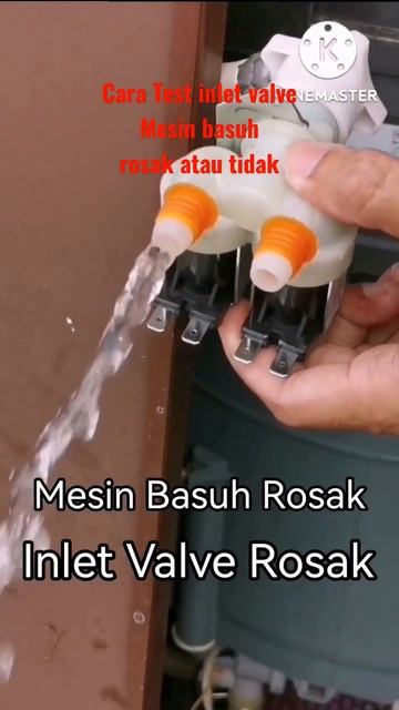 old washing machine repair cara test inlet valve mesin basuh washing machine inlet valve