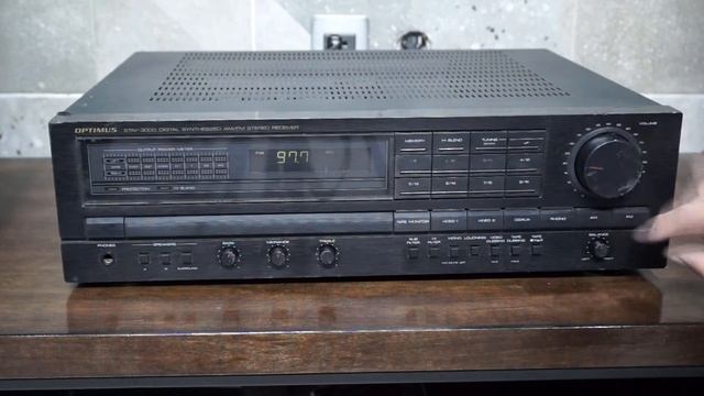 AMPLIFICADOR RECEIVER OPTIMUS STAV-3000 ( 1990-93 )