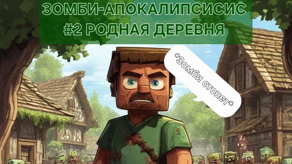 ЗОМБИ-АПОКАЛИПСИС МАЙНКРАФТ #2 РОДНАЯ ДЕРЕВНЯ