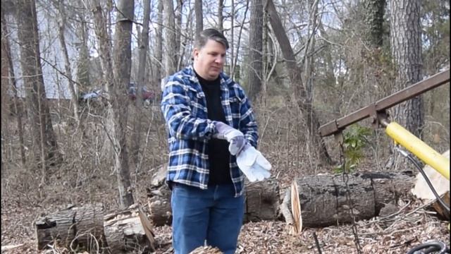 Two Stage Pump Demonstration on a Log Splitter