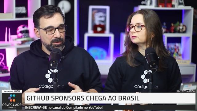 Programa GitHub Sponsors chega ao Brasil [Cortes do Compilado]