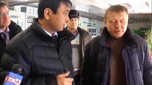 24 часа 07 12 2016 Аким района посетил районную котельную
