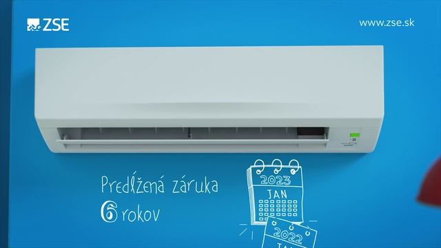 ZSE Klima - predĺžená záruka 6 rokov