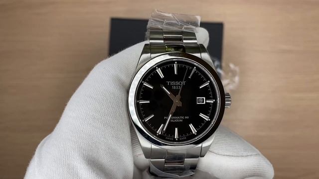 Xship.vn: Tissot Gentleman Powermatic 80 Silicium Black Dial Watch T127.407.11.051.00