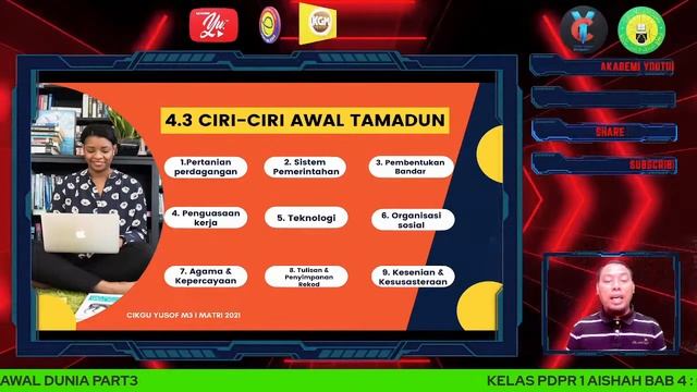 SEJARAH TINGKATAN 1 BAB 4 : MENGENALI TAMADUN PART 3