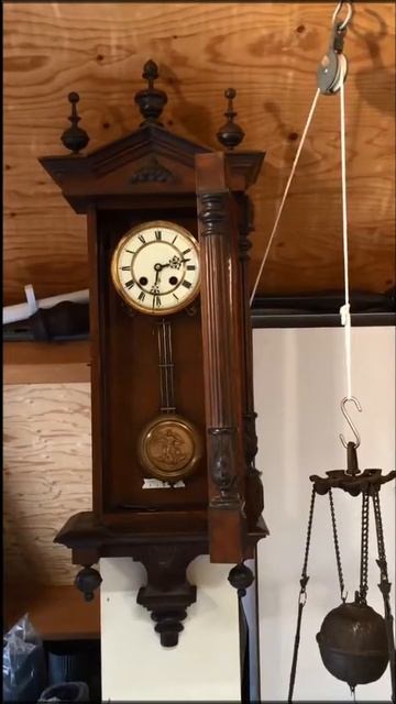 Antique Gustav Becker wall clock from 1895 by Din973 (B57)