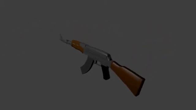 ak 47 fire animation blender