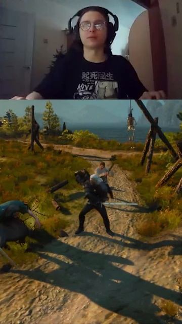 Подловила  #stream #twitch #twitchstreamer #witcher #witcher3 #sareth  #gaming #twitchclips