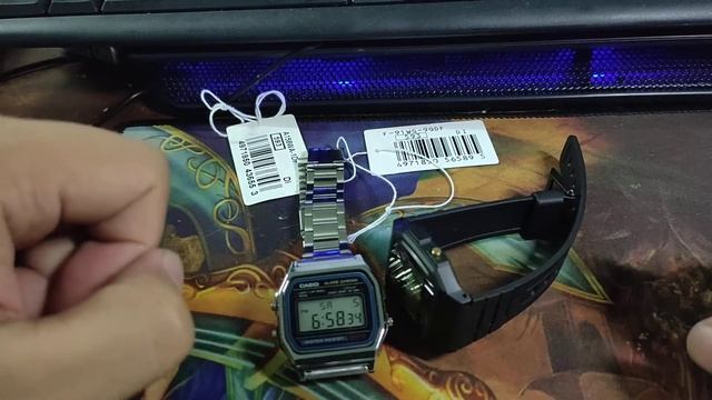 Review Casio watch F 91WG and A158W in (Malaysia - Sabah)