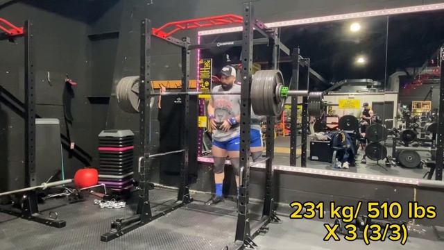 Ep. 46 - Legs (231 kg/ 510 lbs x 3) Squats