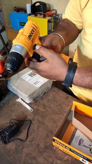 INGCO CDLI1221 Cordless Drill Machine Unboxing #shorts #youtubeshorts #desimachinereview