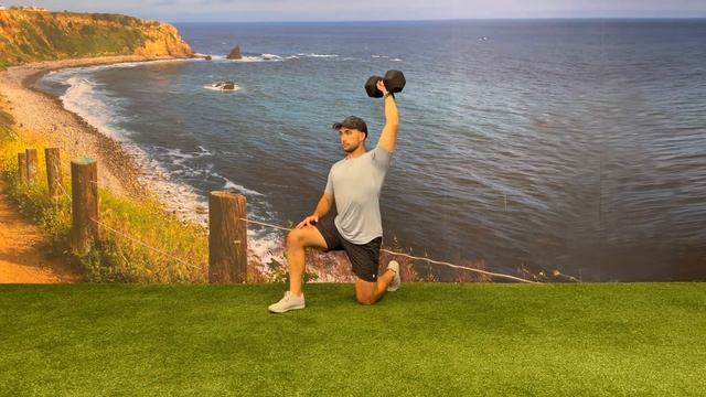 DB 1/2 Kneeling Press