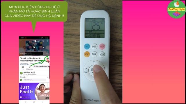 Cách chỉnh và sử dụng điều khiển điều hòa CASPER chi tiết