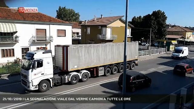 21/10/2019 | LA SEGNALAZIONE VIALE DAL VERME CAMION A TUTTE LE ORE