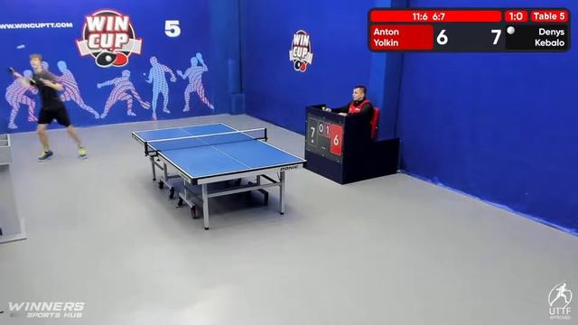 09:00 Anton Yolkyn  3-0  Denys Kebalo  South 2 WIN CUP 27.10.2022 WINCUP | TABLE TENNIS