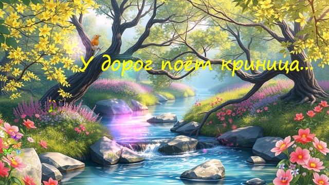 У дорог поёт криница... ПЕСНЯ В ДУШУ