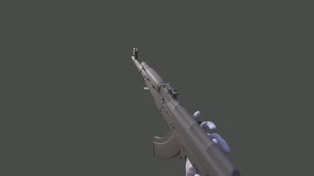 Blender AK-47 Viewmodel Animation