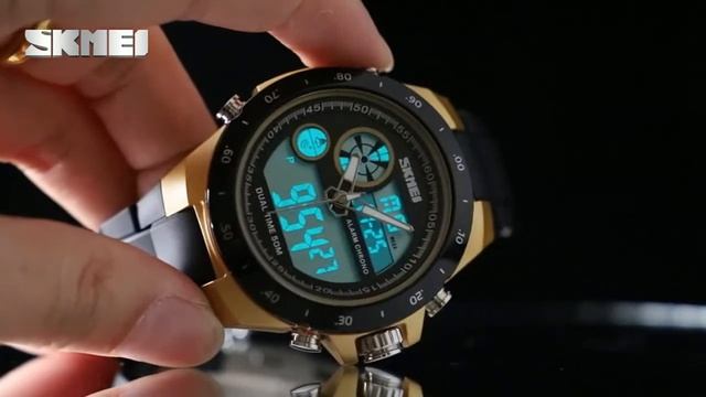 SKMEI 1429 men waterproof dual time digital watches