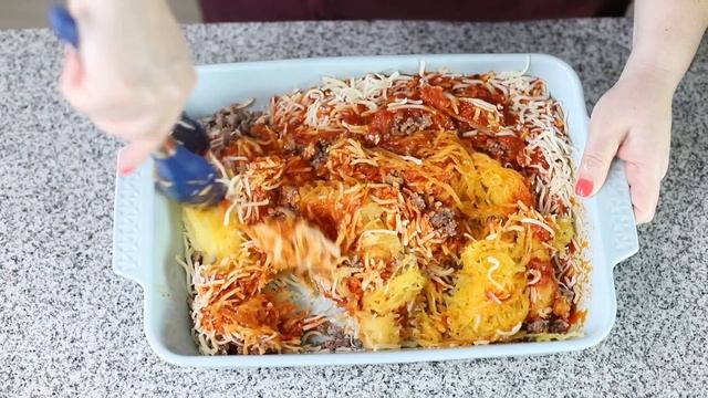 Meat Lovers Spaghetti Squash Casserole Recipe