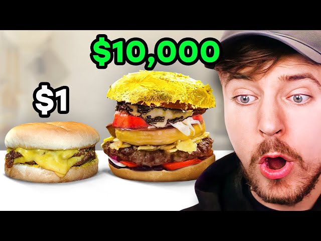 Бургер за $1 vs бургер за $10,000!