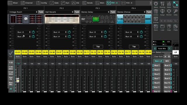 Fungsi Aux , mix atau bus pada mixer sound system bag.2