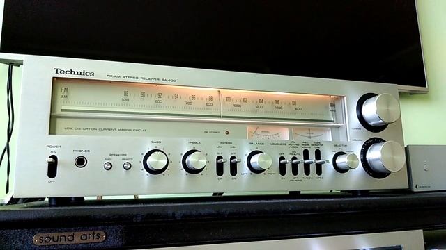 Technics SA-400 vintage receiver test 3.