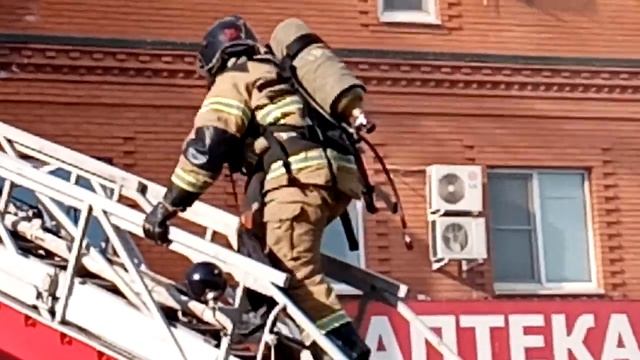 Пожар в Госаптеке. 07.02.2020г.