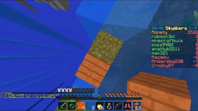 Minecraft: Sky-Wars #7 - 4 arenki w niecałe 10 minut 8)