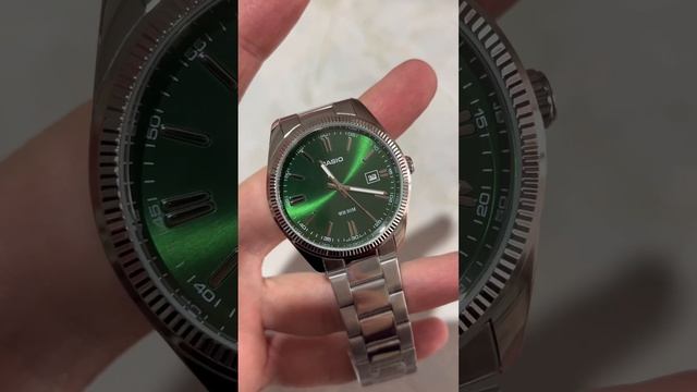 UNBOXING Casio MTP - 1302PD-3AV  Green/ Verde  datejust