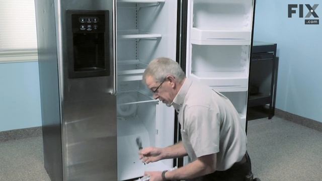 GE Refrigerator Repair – How to replace the Drawer Slide Rail - Right Side