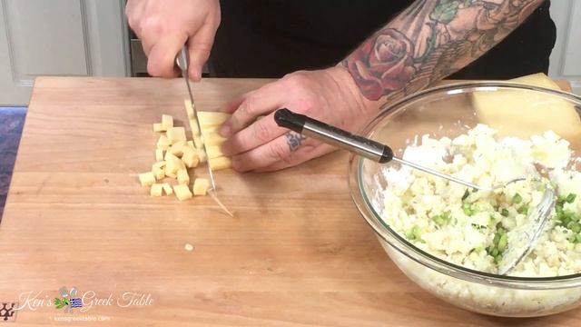 Greek Style Potato Fritters | Patatokroketes | Ken Panagopoulos
