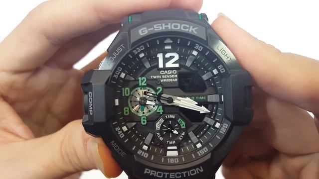 CASIO G-SHOCK WATCH GA-1100-1A3DR UNBOXING