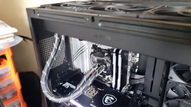 This is how 420mm AIO "does not" fit perfectly in NZXT H9 Case.