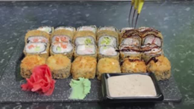 Как приготовить жаренные роллы? Темпурные роллы