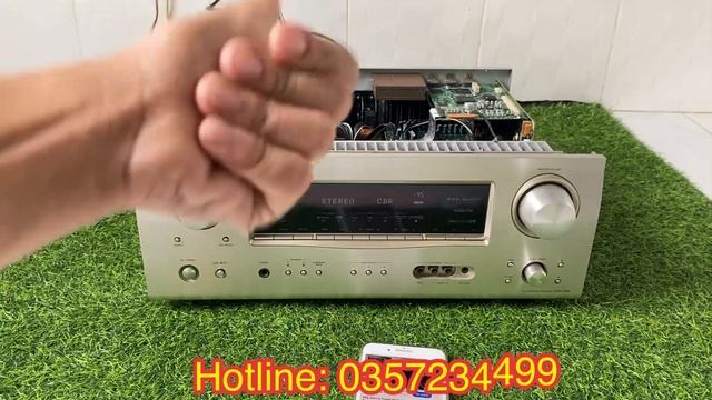 Ampli DENON AVR-1908 thuộc dòng 7.1 hàng xuất sài điện 220V rất tiện lợi. Giá 2tr2 bao ship