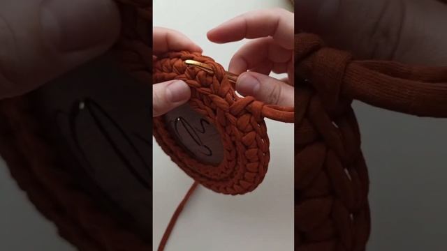 Узор крючком из трикотажной пряжи для вязания корзин